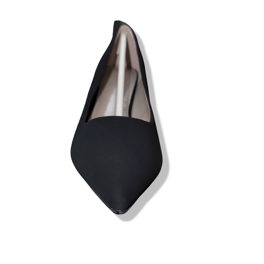 NIB Dream Pairs Women Black Nubuck Pointed Toe Stiletto Heel Pumps Shoes Sz 9 - Picture 11 of 14
